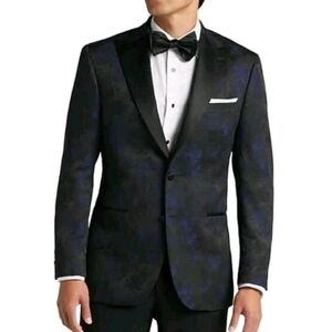 NWOT Egara Mens Wearhouse Slim Fit  Floral Tuxedo Dinner Jacket Prom Wedding 42L